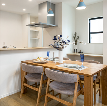 モデルハウス ダイニングの様子