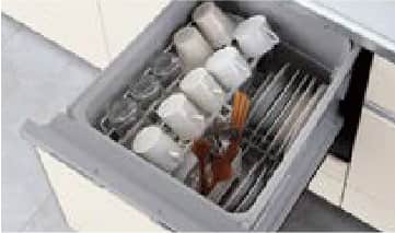 浅型食器洗乾燥機